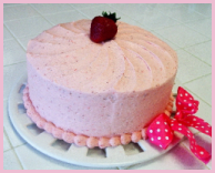 Strawberry Cake made by Classy Chocolate in Liberty, Missouri