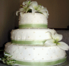 Wedding cake made by Classy Chocolate in Liberty Missouri